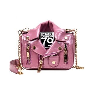 Motorcycle Jacket Design Mini Crossbody